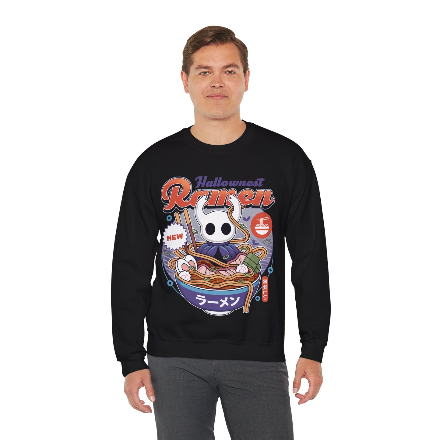 Hallownest Ramen Vintage Unisex Crewneck Sweatshirt