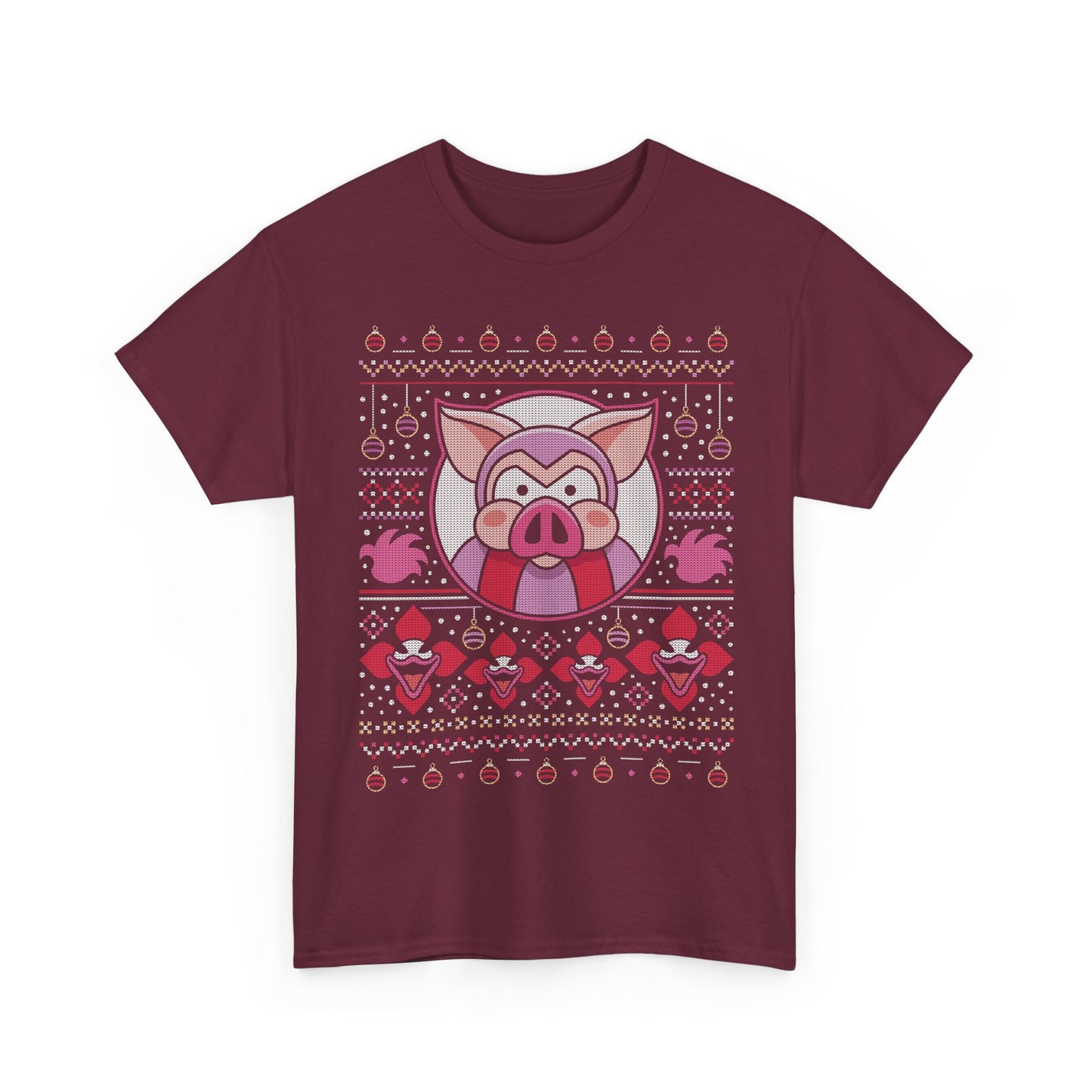 Evil Pigs Ugly Sweater Unisex T-Shirt