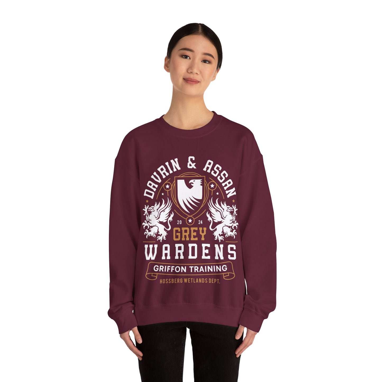 Davrin And Assan Emblem Crewneck Sweatshirt