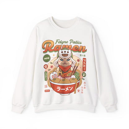 Felyne Palico Ramen Unisex Crewneck Sweatshirt