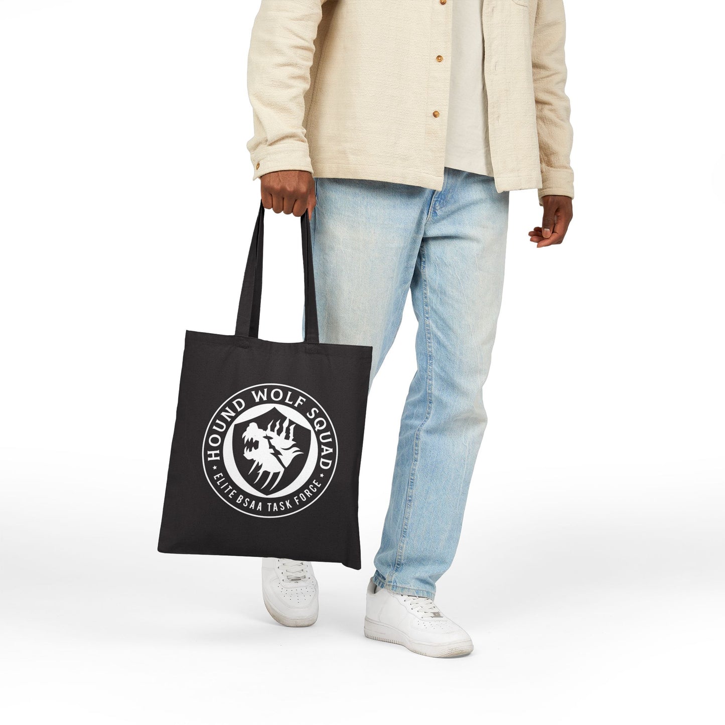 Hound Wolf Squad Crest Tote Bag