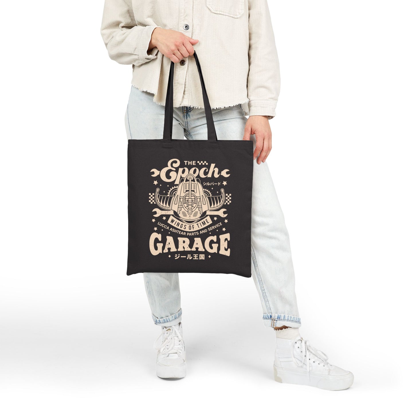 Epoch Wings Of Time Garage Canvas Tote Bag