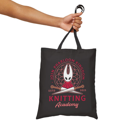 Pharloom Knitting Emblem Tote Bag