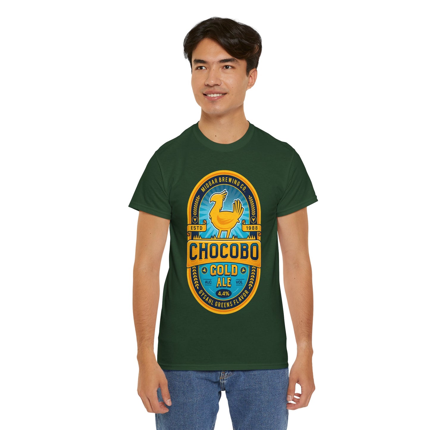 Chocobo Gold Beer Emblem Unisex T-Shirt