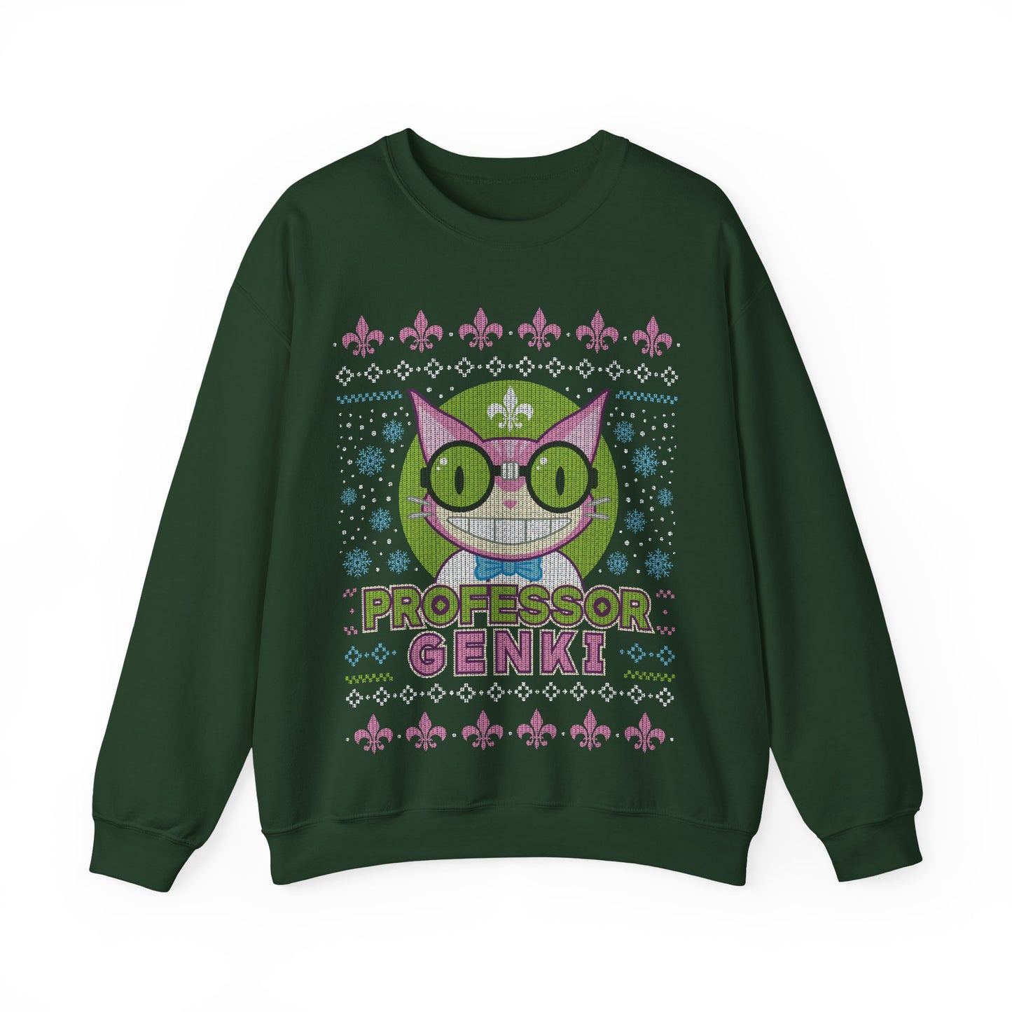 Steelport Cat Ugly Sweater Unisex Crewneck Sweatshirt
