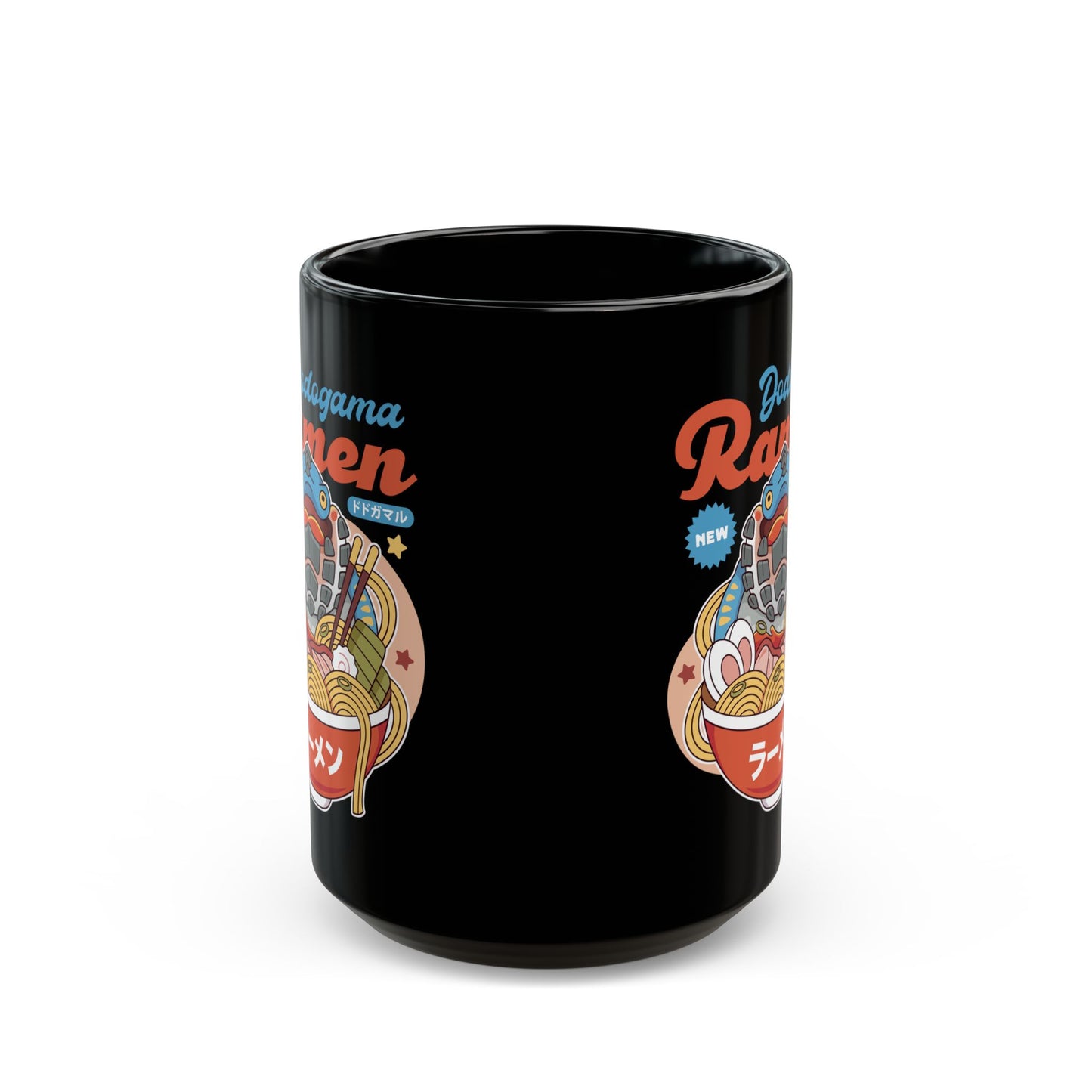 Dodogama Ramen Black Mug