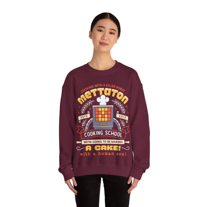 Mettaton Cooking School Crest Unisex Crewneck Sweatshirt