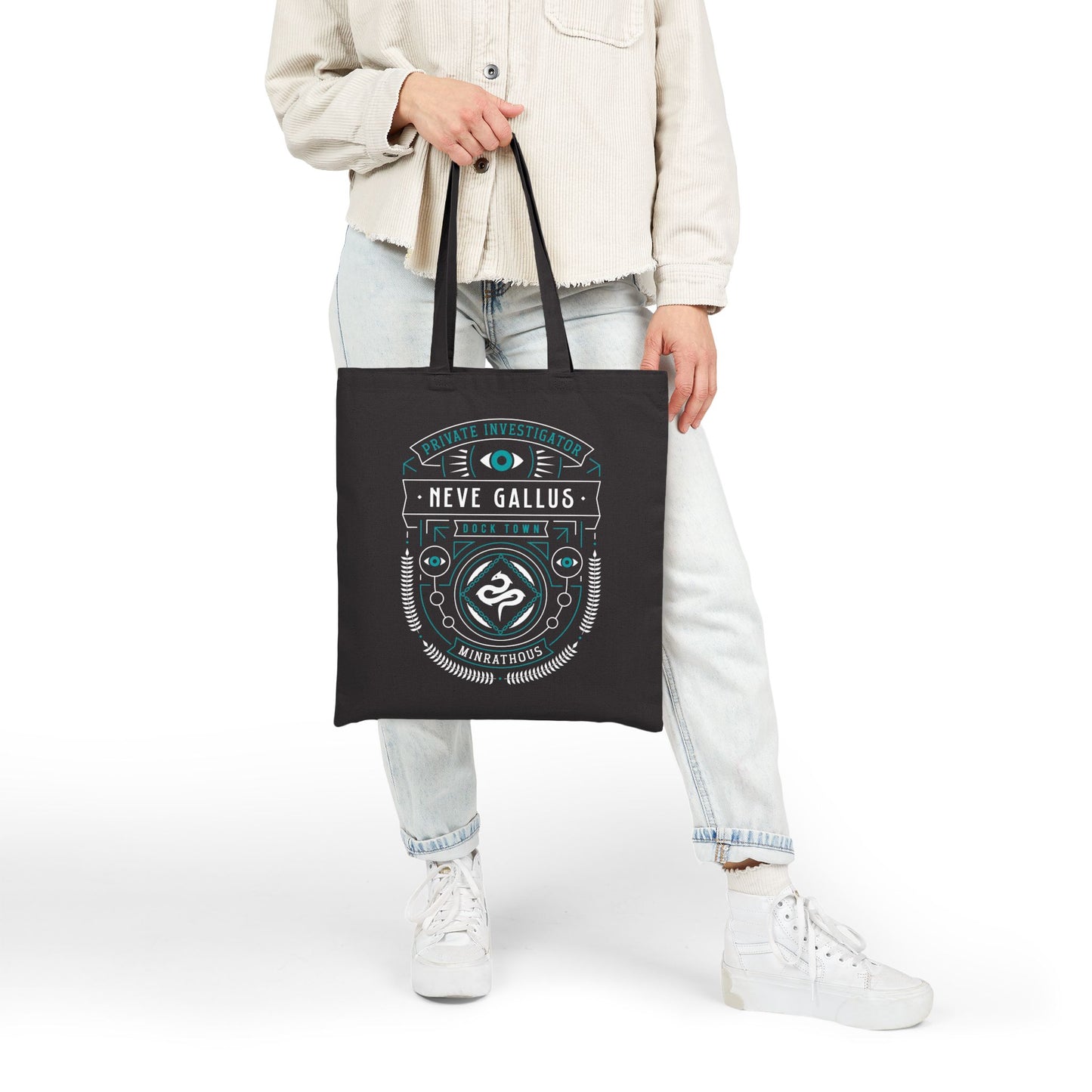 Minrathous Private Investigator Crest Canvas Tote Bag