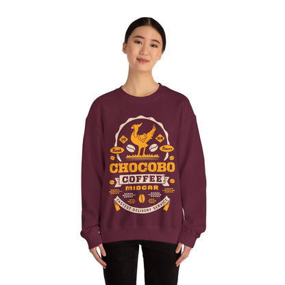Chocobo Coffee Grunge Unisex Crewneck Sweatshirt