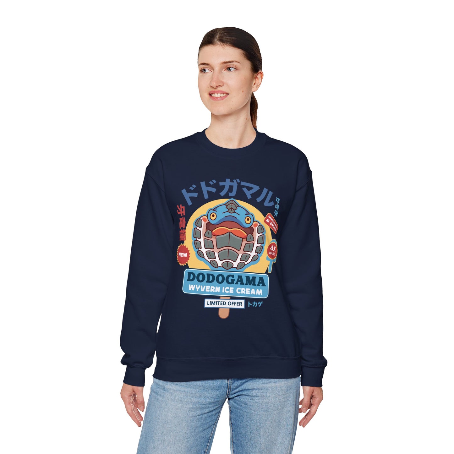 Dodogama Ice Cream Unisex Crewneck Sweatshirt