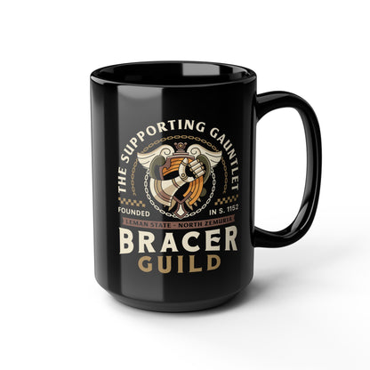 Bracers Guild Leman Crest Black Mug