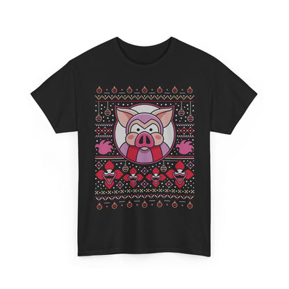 Evil Pigs Ugly Sweater Unisex T-Shirt