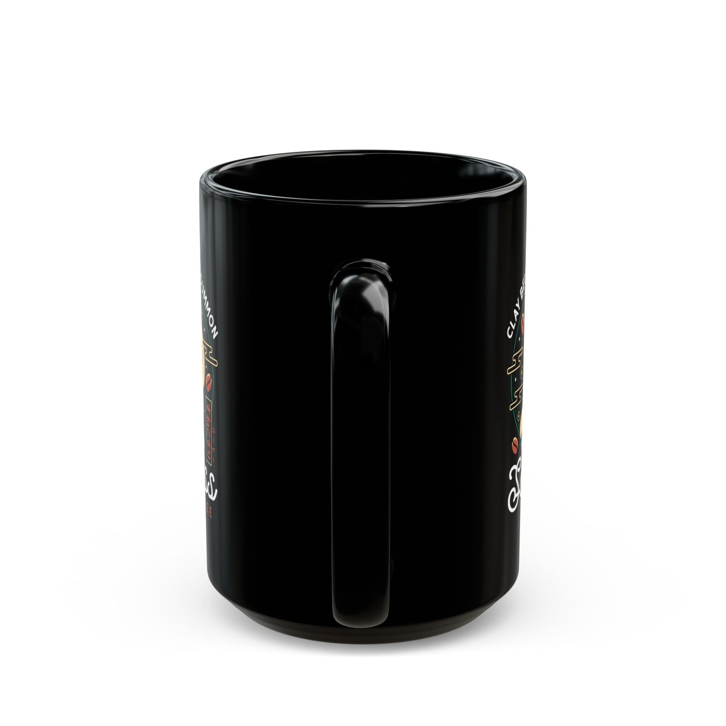 Scampuss Coffee Emblem Black Mug