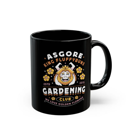 Asgore Gardening Club Black Mug