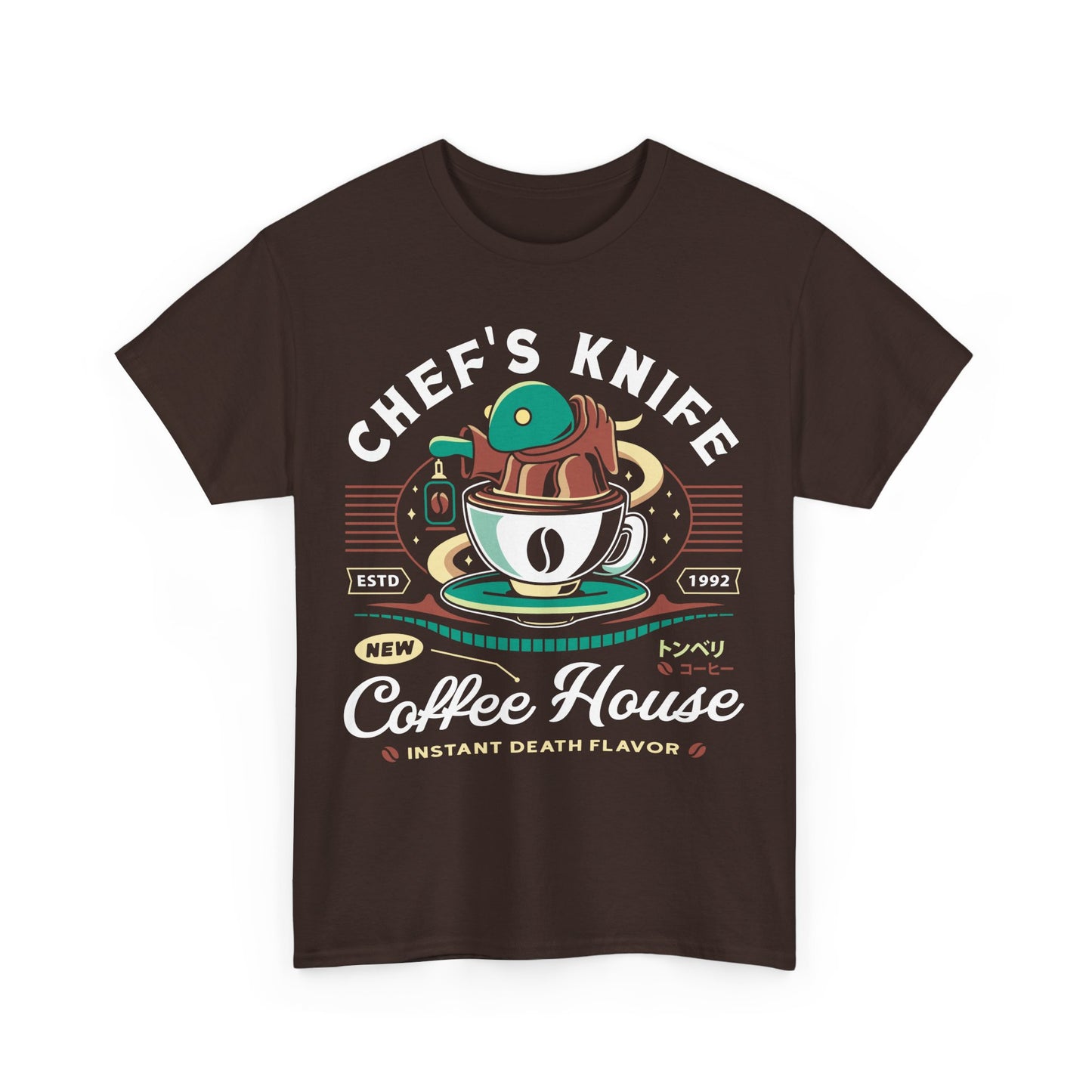 Chefs Knife Coffee Crest Unisex T-Shirt