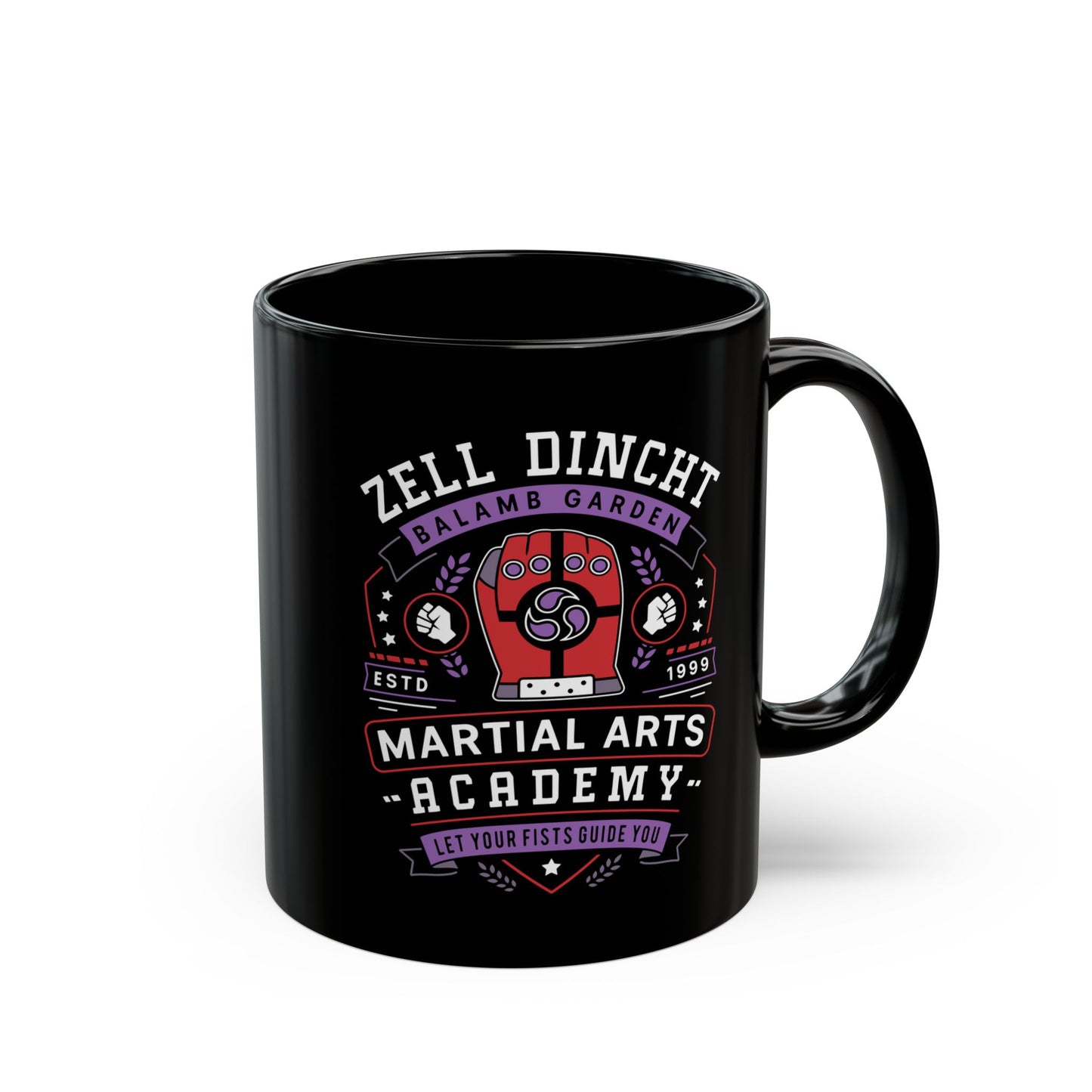 Zell Dincht Academy Emblem Black Mug