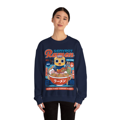 Servbot Ramen Vintage Crewneck Sweatshirt
