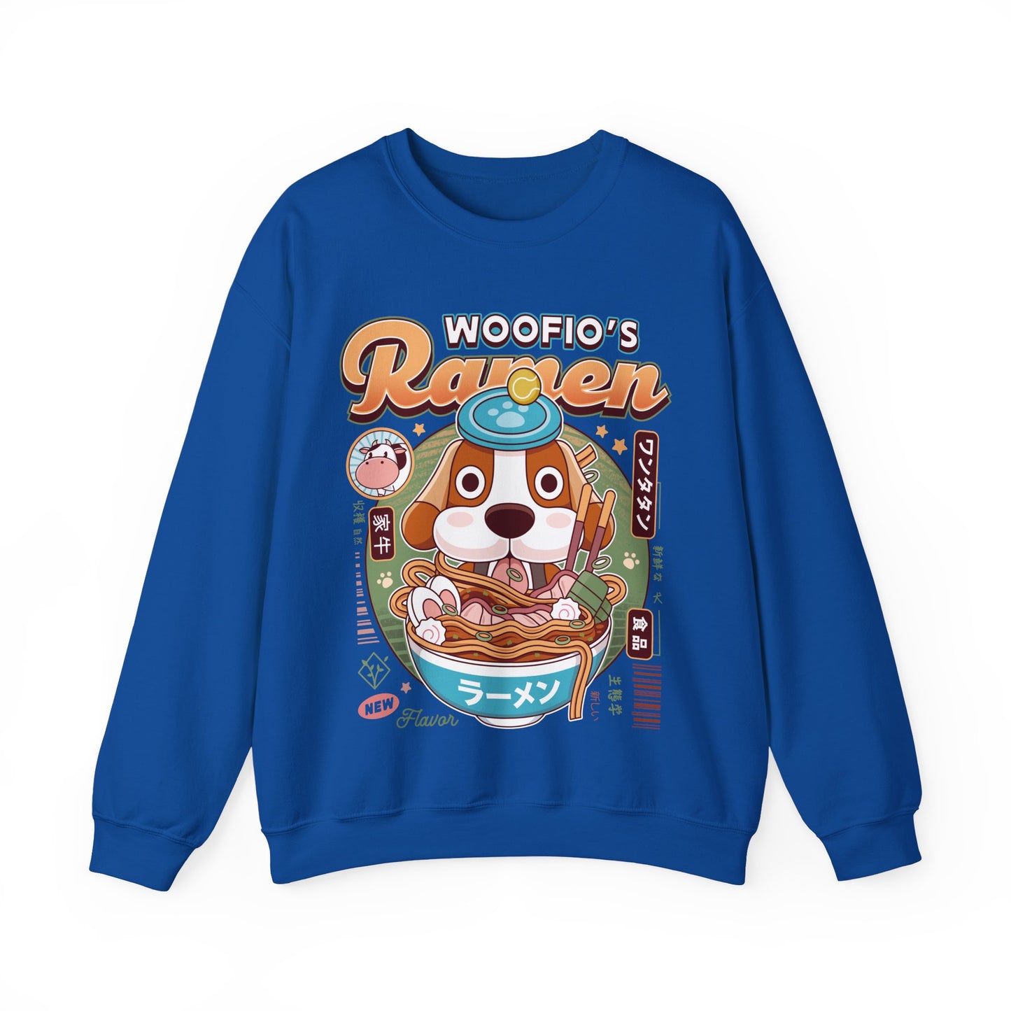 Woofio Vintage Ramen Unisex Crewneck Sweatshirt