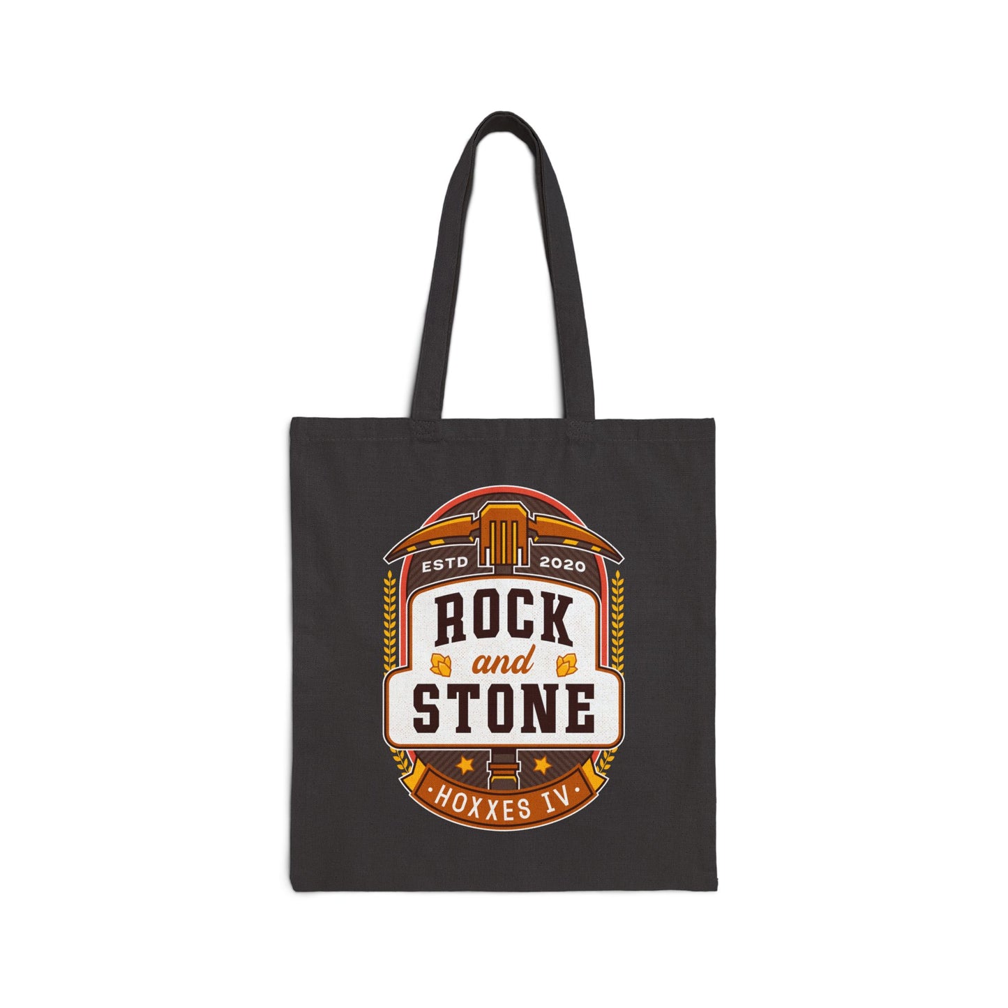 Rock And Stone Emblem Canvas Tote Bag
