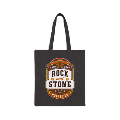 Rock And Stone Emblem Canvas Tote Bag