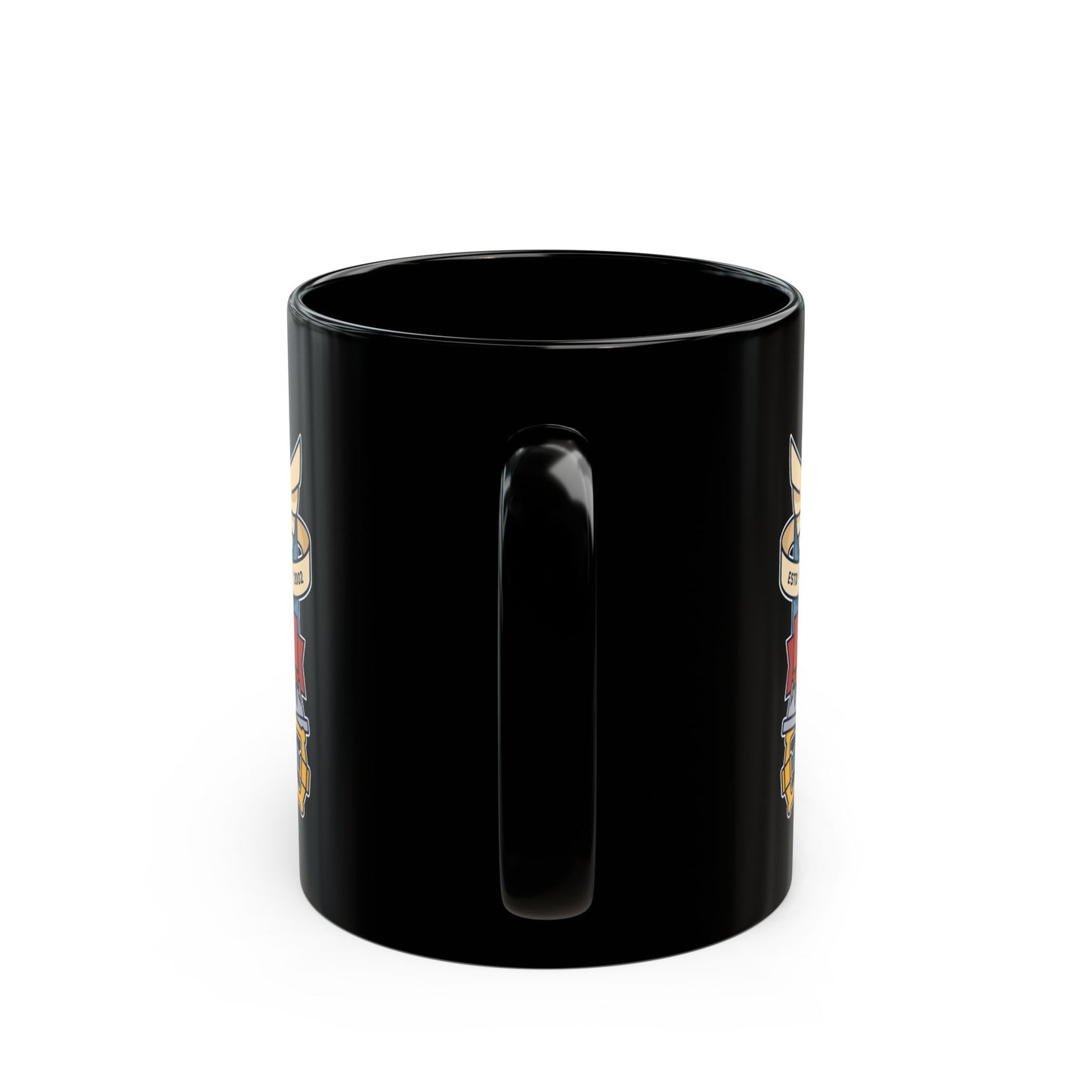 The Gummi Garage Emblem Black Mug