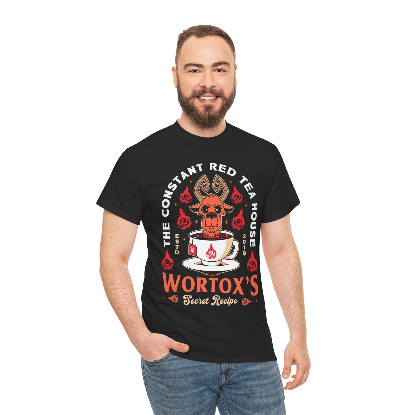 Wortox Red Tea Emblem Unisex T-Shirt