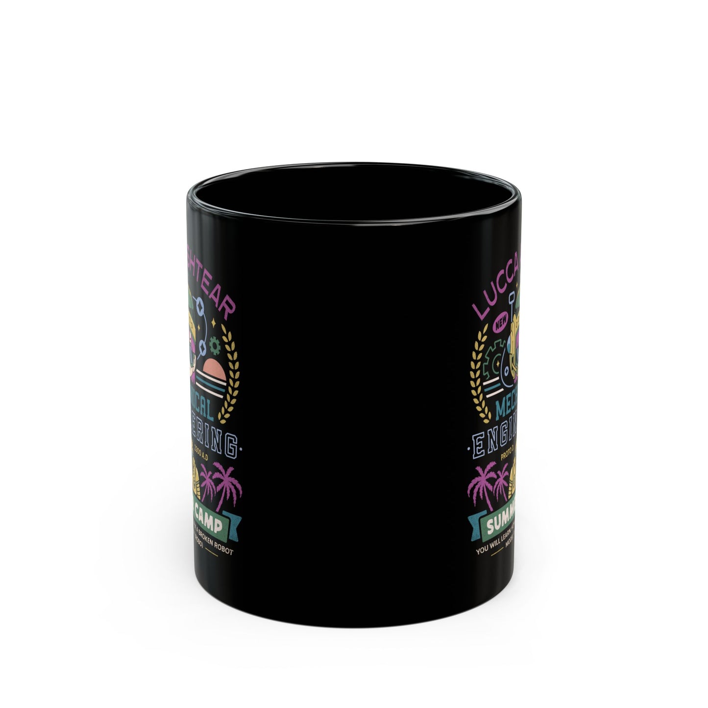Lucca Ashtear Summer Camp Black Mug