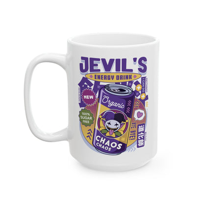 Jevil Energy Drink Ceramic Mug