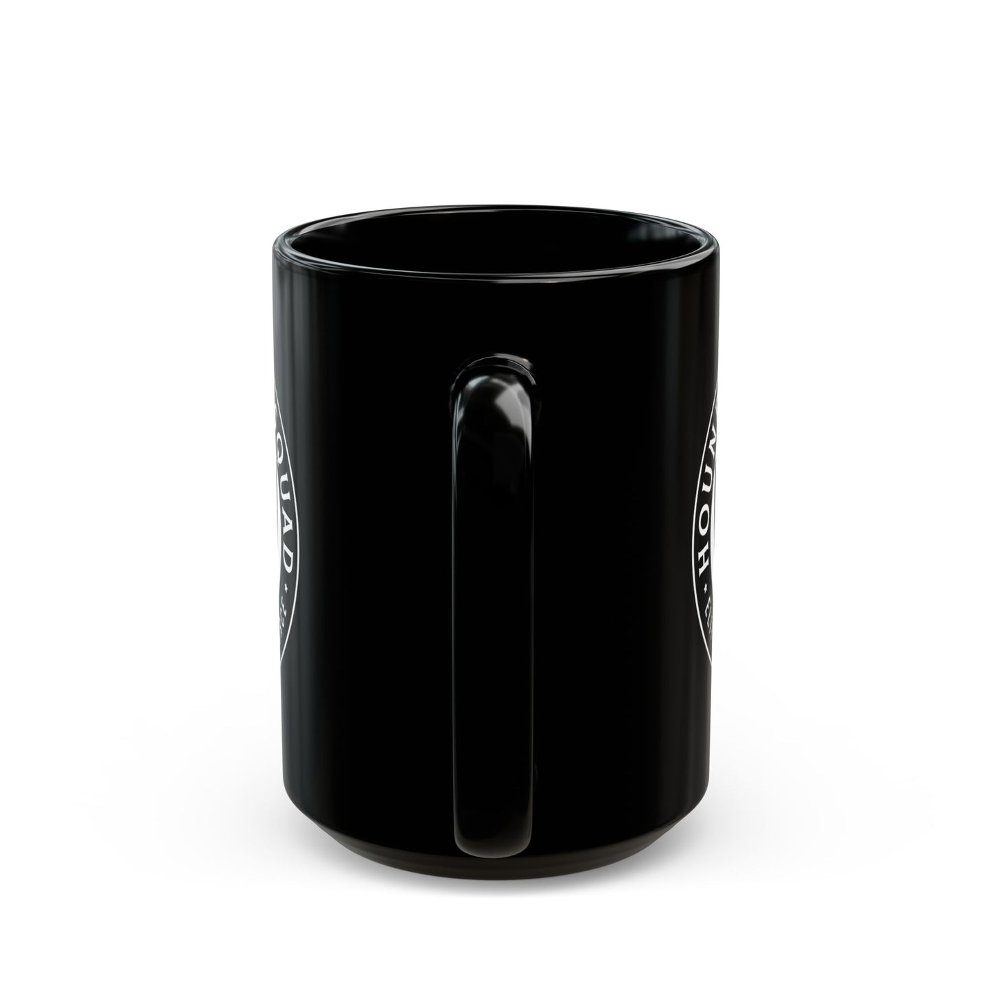 Hound Wolf Squad Crest Black Mug