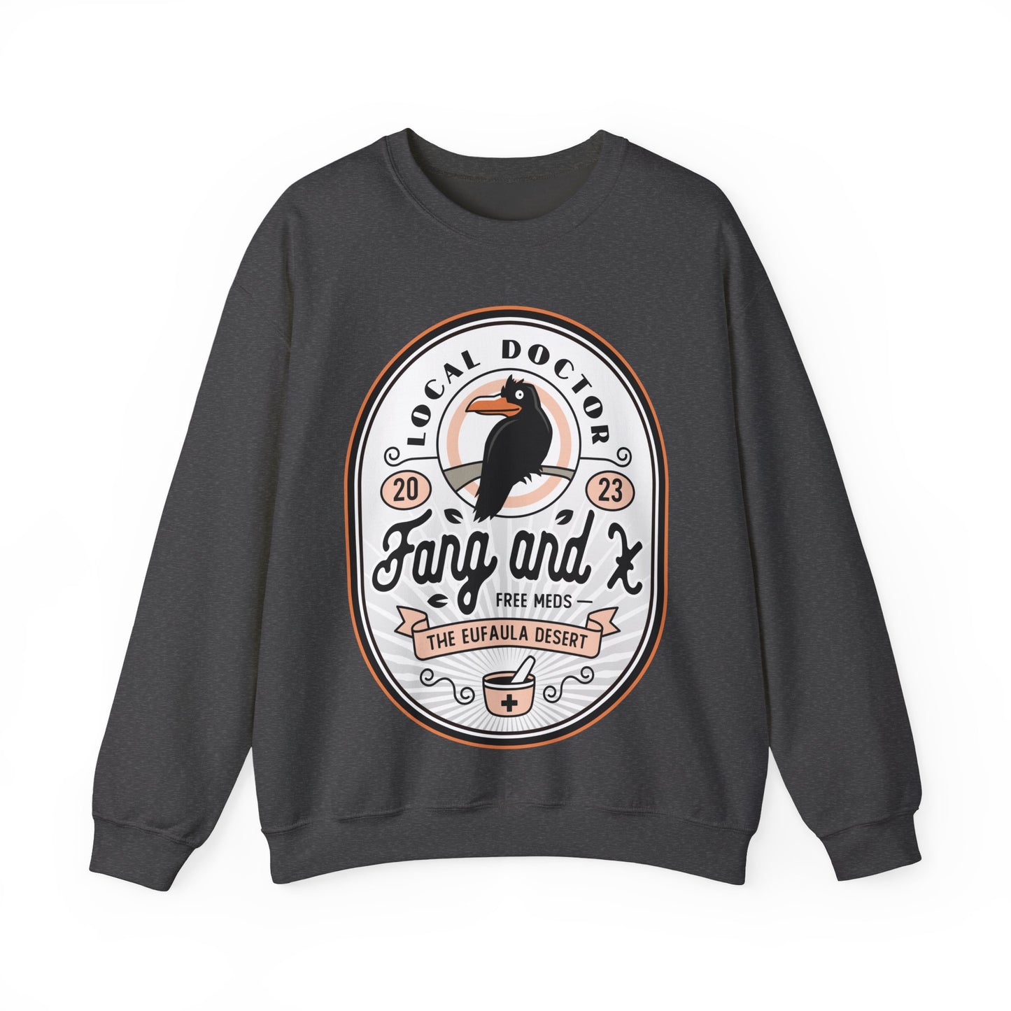 Fang and X Clinic Crest Crewneck Sweatshirt