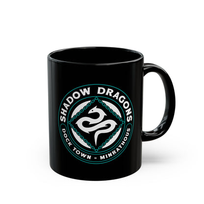 Minrathous Shadow Dragons Emblem Black Mug