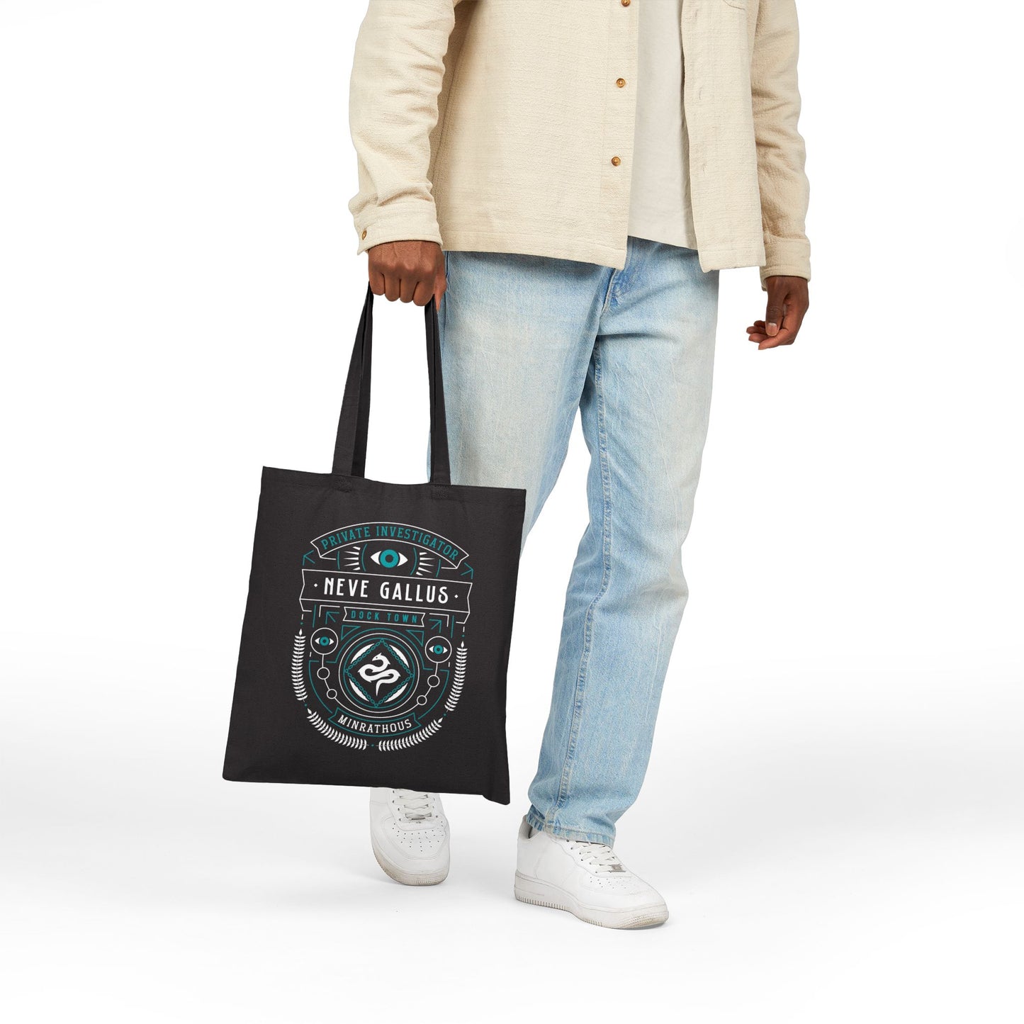 Minrathous Private Investigator Crest Canvas Tote Bag