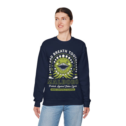 Malboro Toothpaste Emblem Unisex Crewneck Sweatshirt