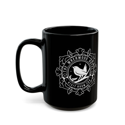 Wrenwood Hotel Emblem Black Mug