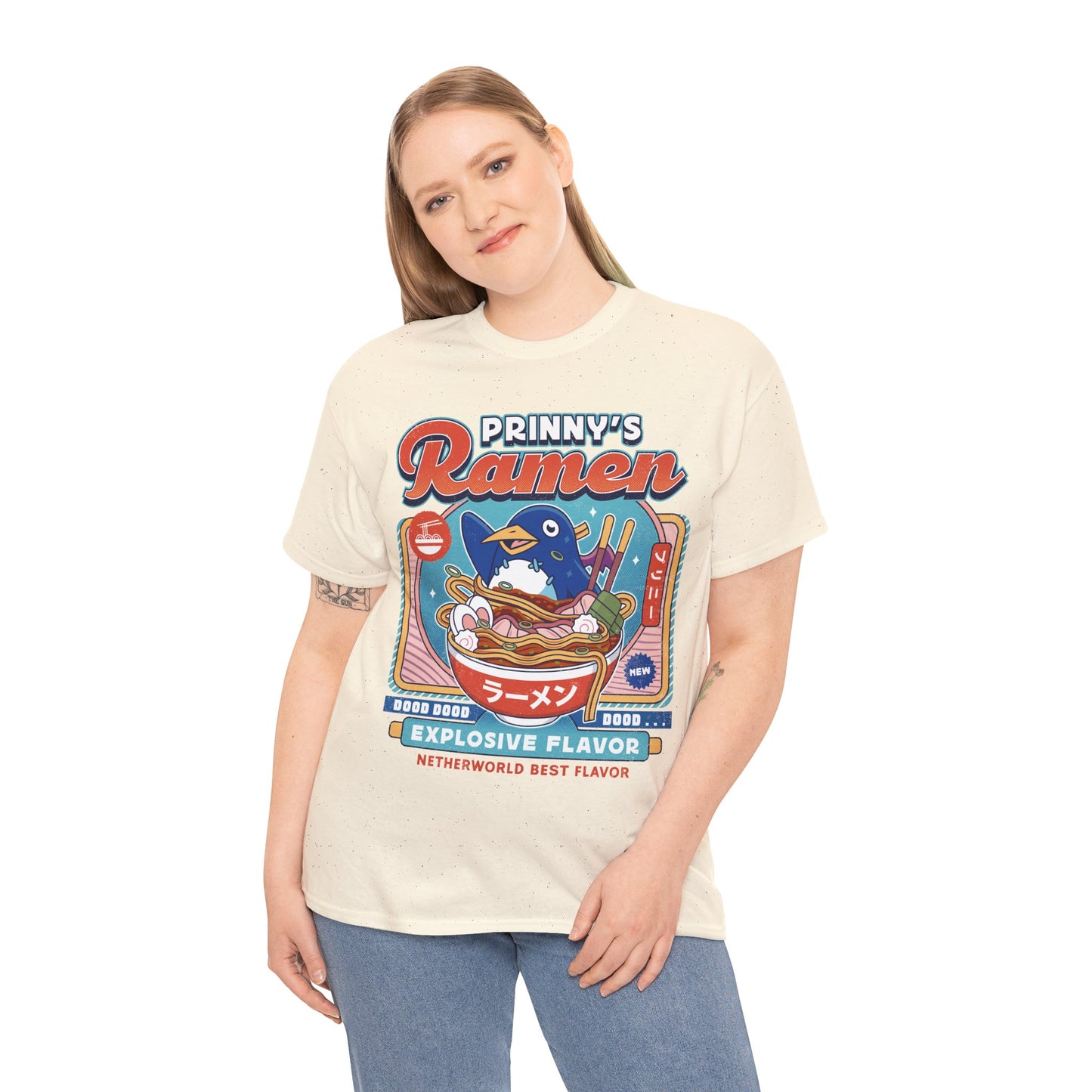 Prinny Dood Ramen Vintage Unisex T-Shirt