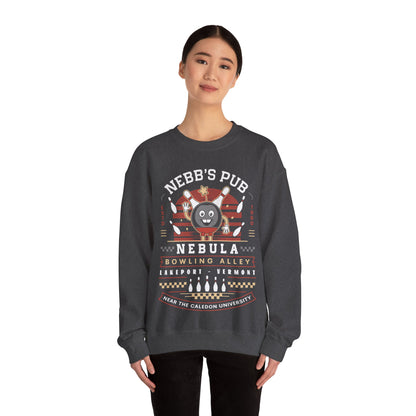 Nebb Bowling Mascot Emblem Crewneck Sweatshirt