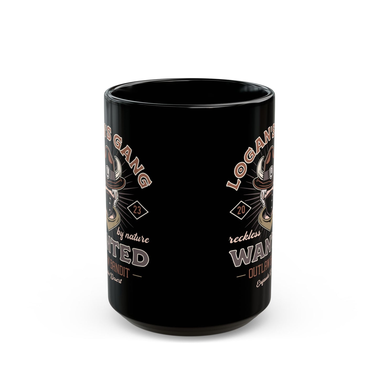 The Eufaula Desert Bandit Black Mug