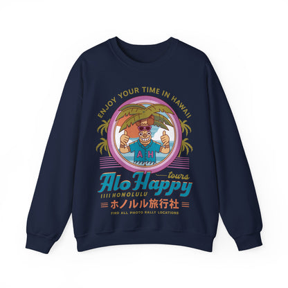 Alo Happy Tours Vintage Unisex Crewneck Sweatshirt