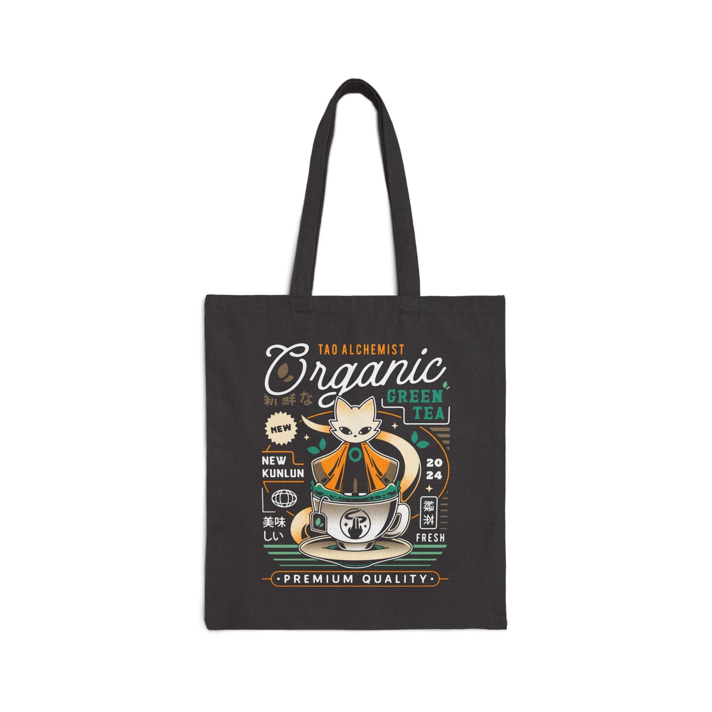 Mysterious Alchemist Green Tea Canvas Tote Bag