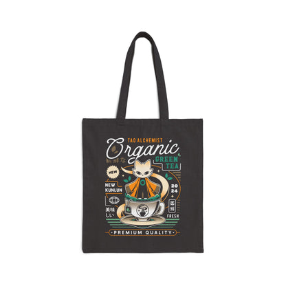 Mysterious Alchemist Green Tea Canvas Tote Bag