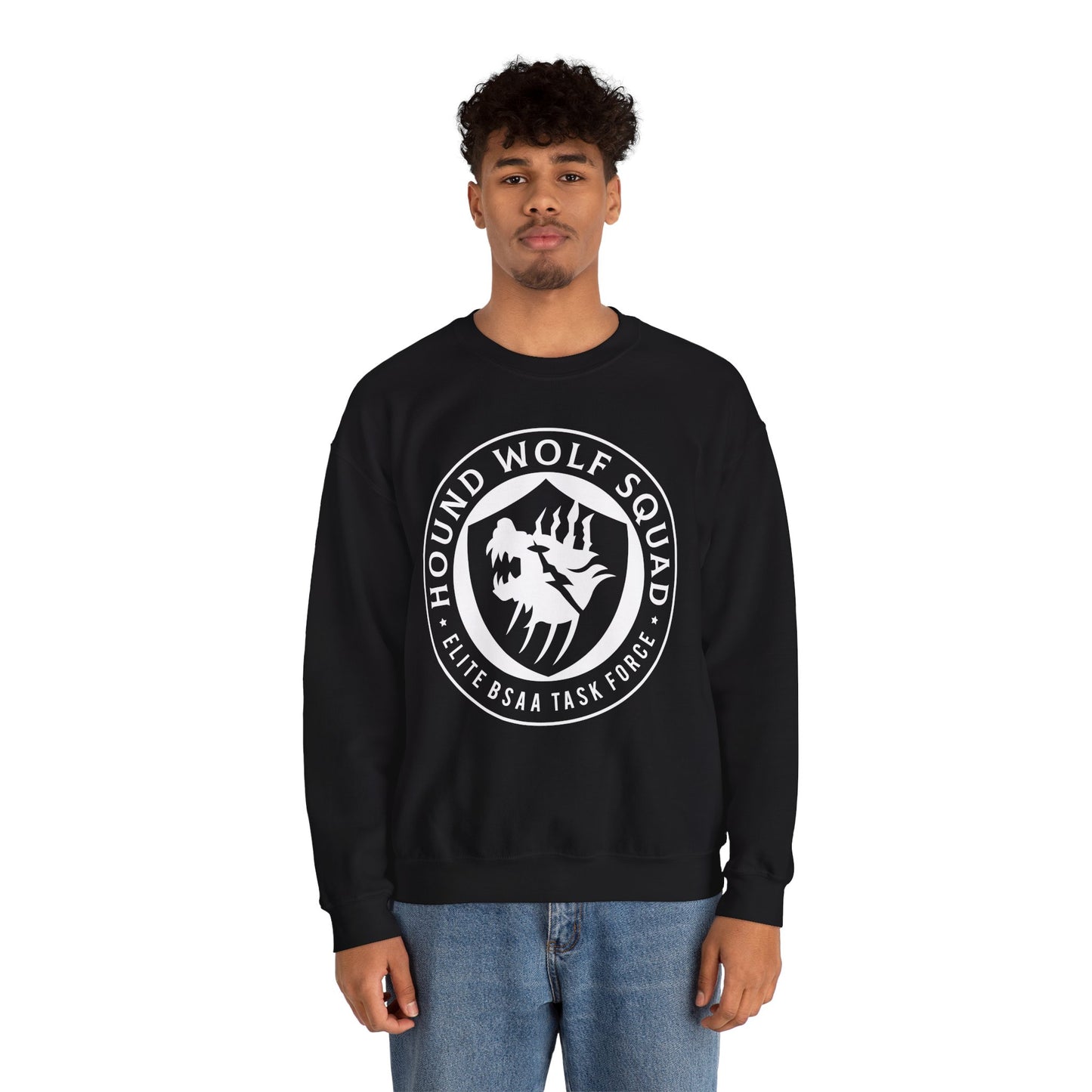 Hound Wolf Squad Crest Crewneck Sweatshirt