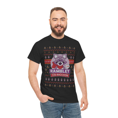 Rambley Raccoon Ugly Sweater Unisex T-Shirt