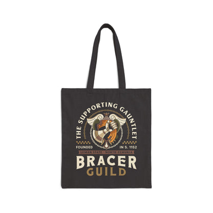 Bracers Guild Leman Crest Cotton Canvas Tote Bag
