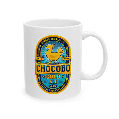 Chocobo Gold Beer Emblem Ceramic Mug