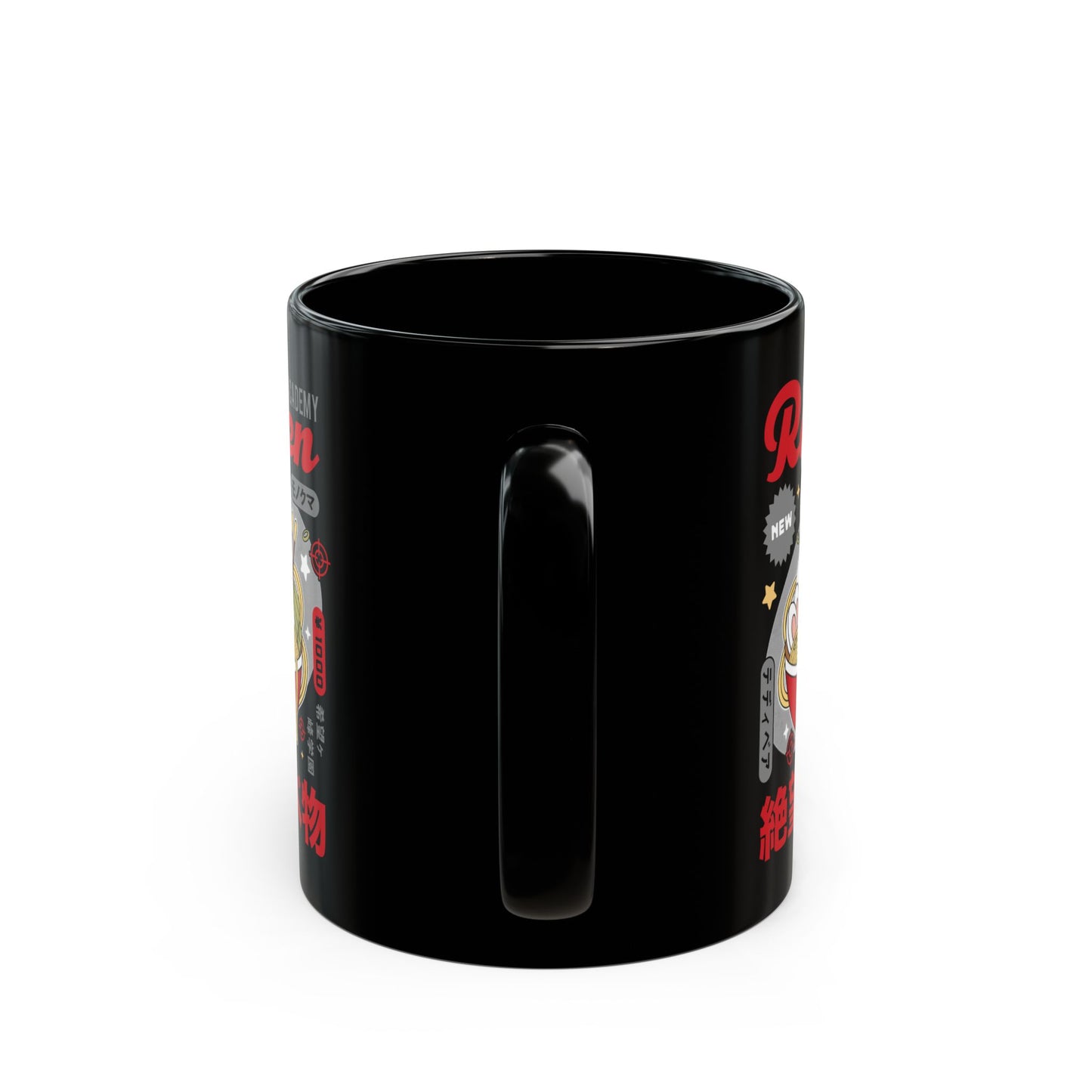 Hopes Peak Academy Ramen Black Mug