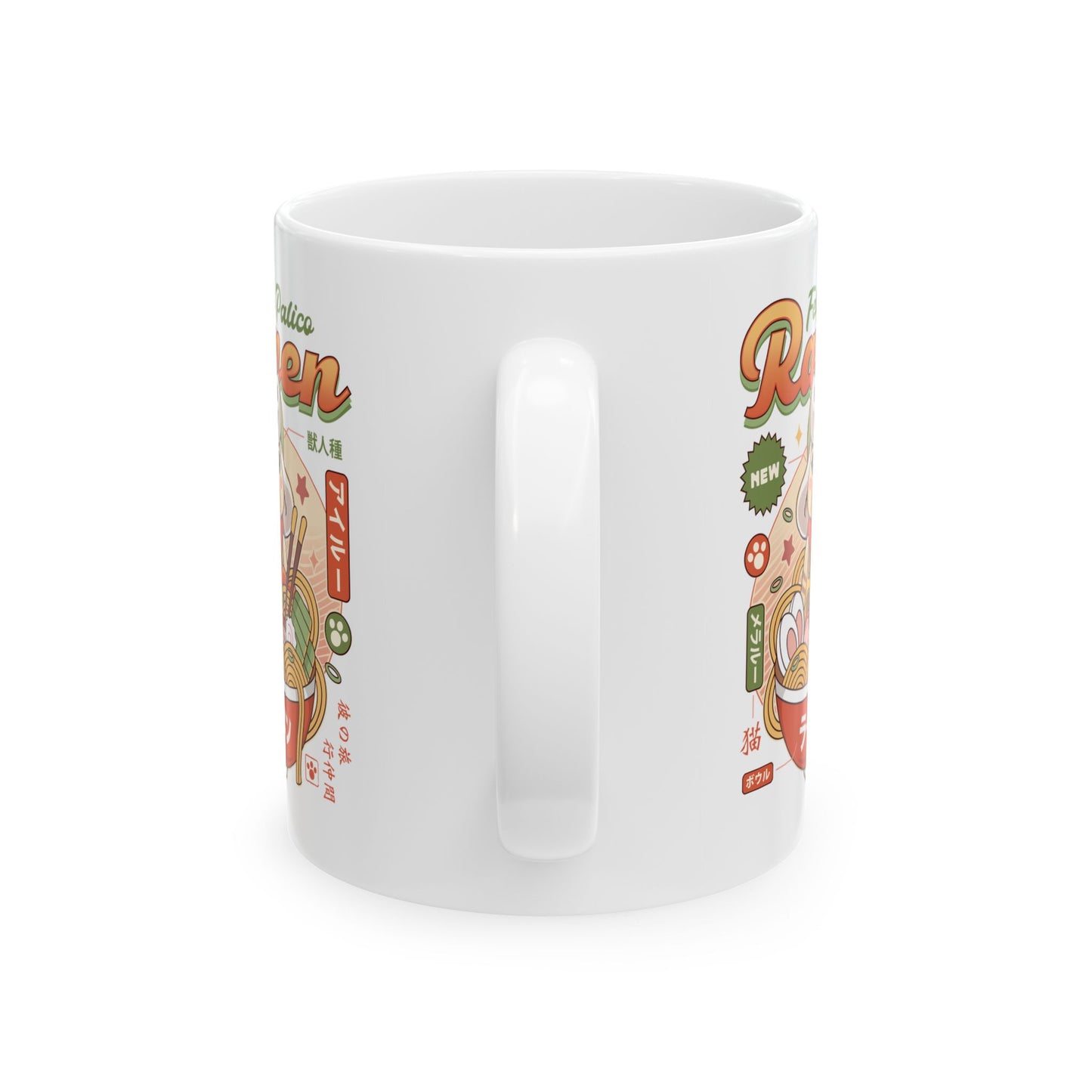 Felyne Palico Ramen Ceramic Mug