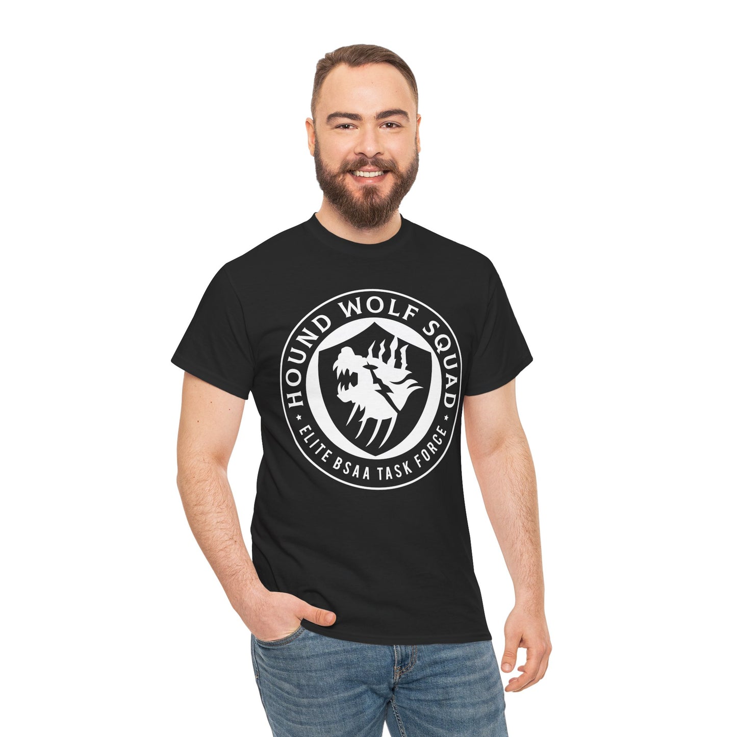 Hound Wolf Squad Crest Unisex T-Shirt