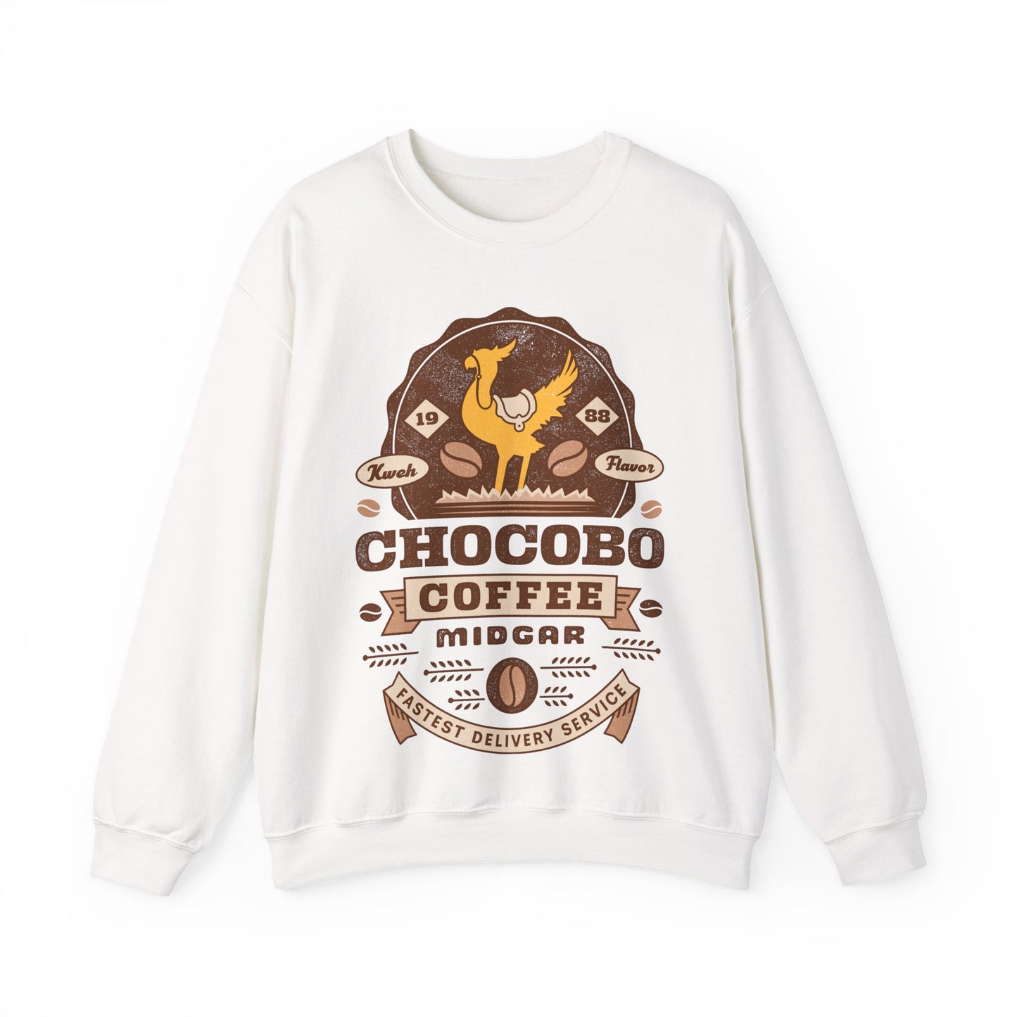Chocobo Coffee Vintage Unisex Crewneck Sweatshirt