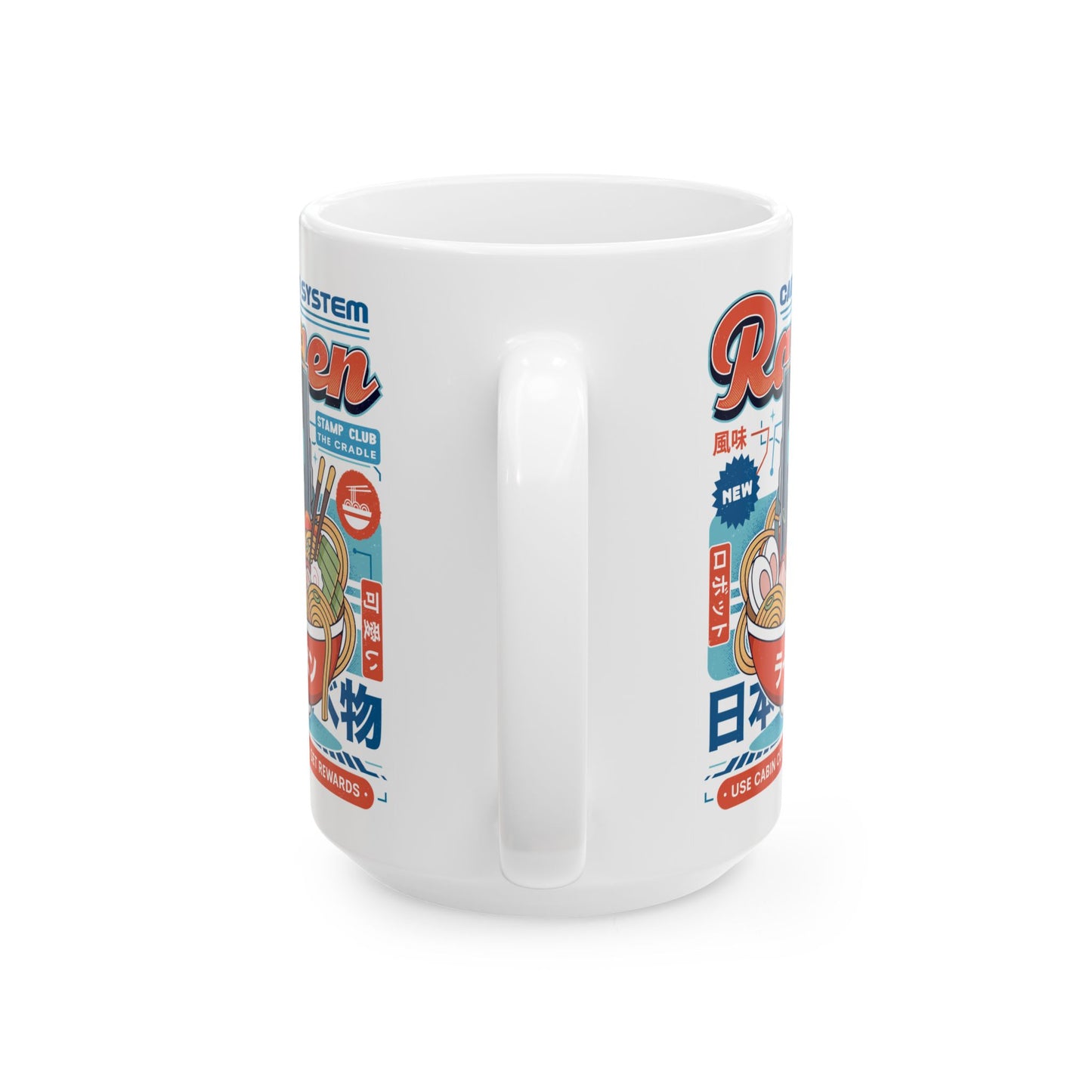 Cabin Coins Ramen Vintage Ceramic Mug