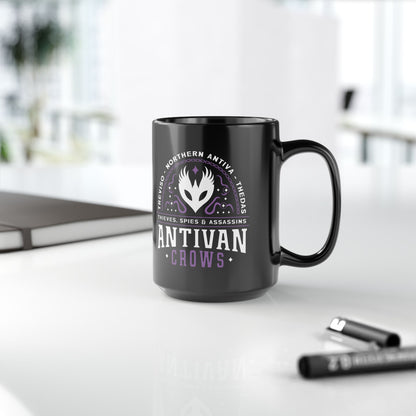Antivan Crows Emblem Black Mug